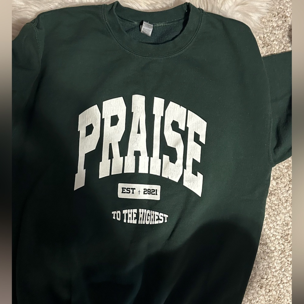 Green Crew neck